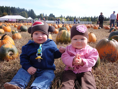 First trip to the pumpkin patch