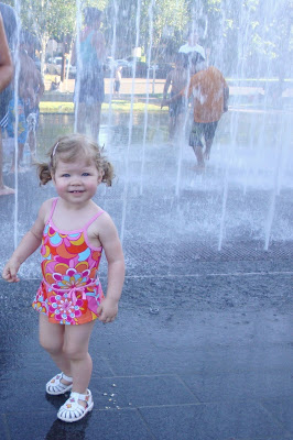 Fun at the fountains!